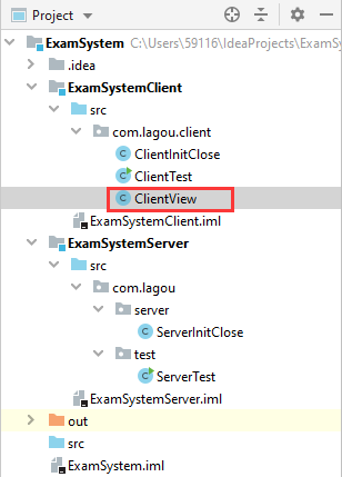 JavaSE：在线考试系统（3） - 客户端主界面的绘制和测试