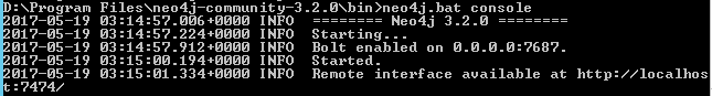 neo4j启动命令_Windows7为用户提供的环境