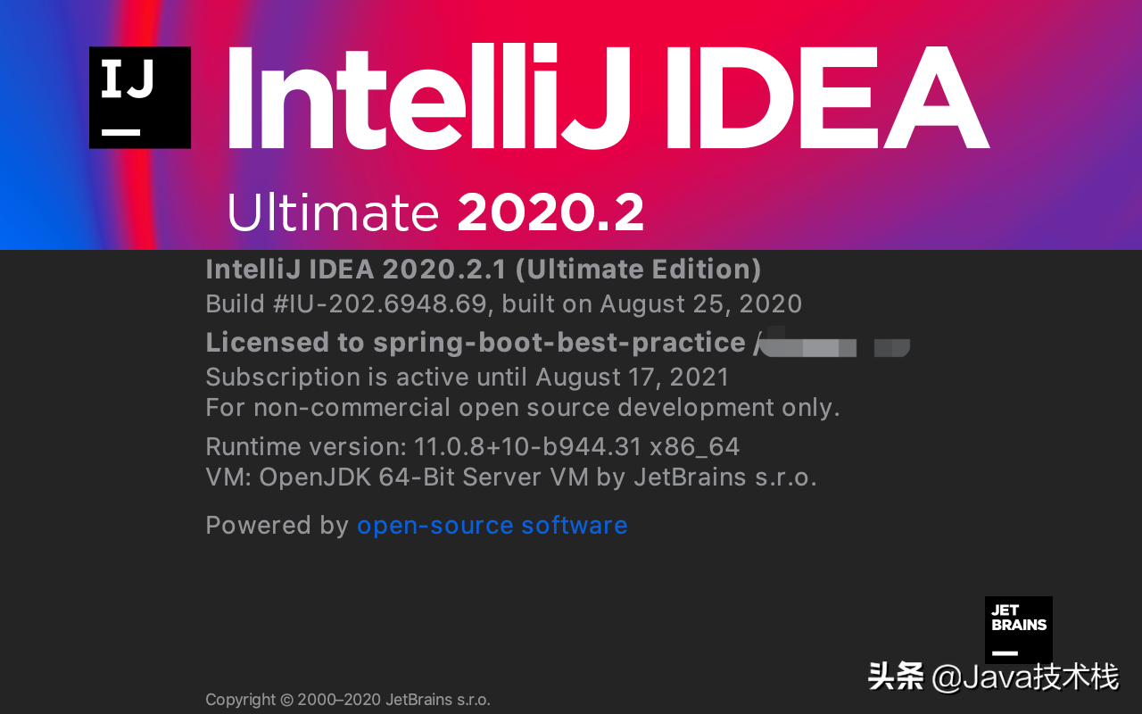 JetBrains激活码(终于靠开源项目弄到 IntelliJ IDEA 激活码了)