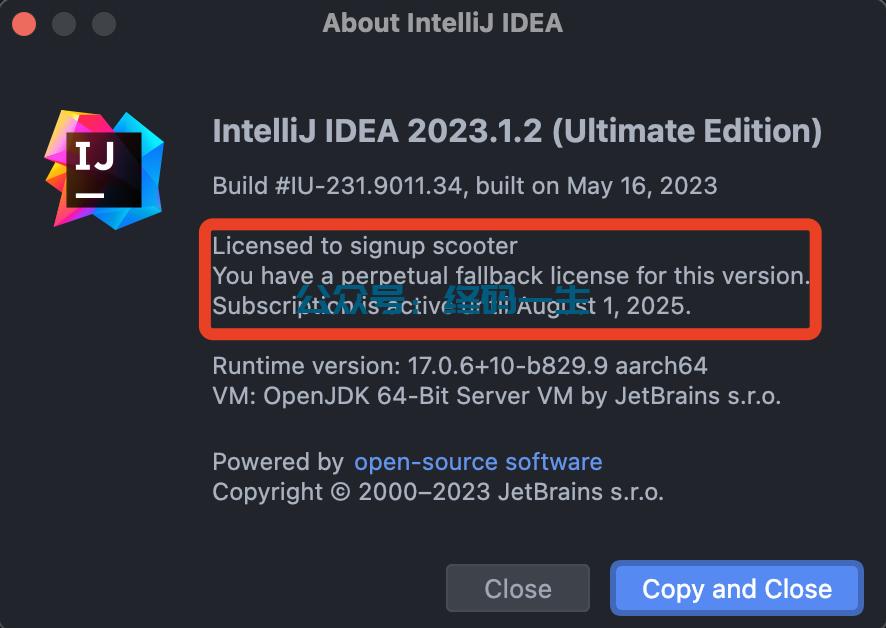 JetBrains激活码(IntelliJ IDEA 2023.1.2 激活成功教程教程 最新激活成功教程工具 永久激活教程 附免费激活码 支持Windows／Mac／Linux)