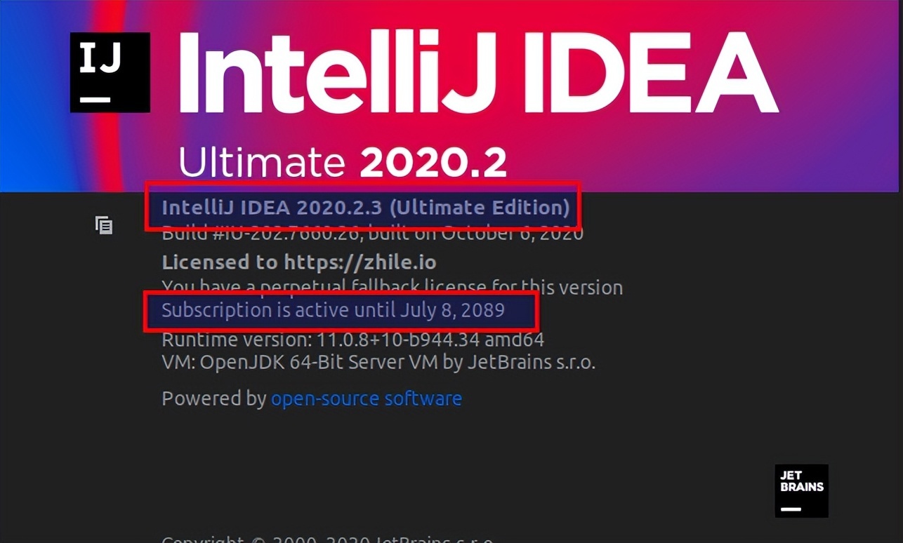 JetBrains激活码(IntelliJ IDEA 2020.2 激活成功教程版（附永久激活成功教程激活方法）)