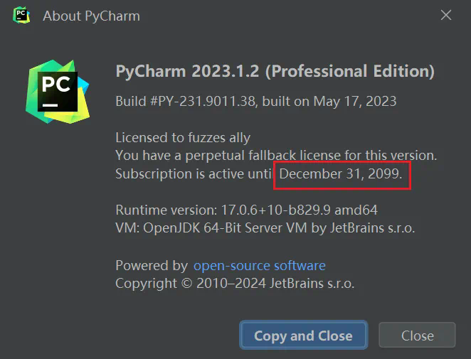 JetBrains激活码(2024最新PyCharm永久激活教程)