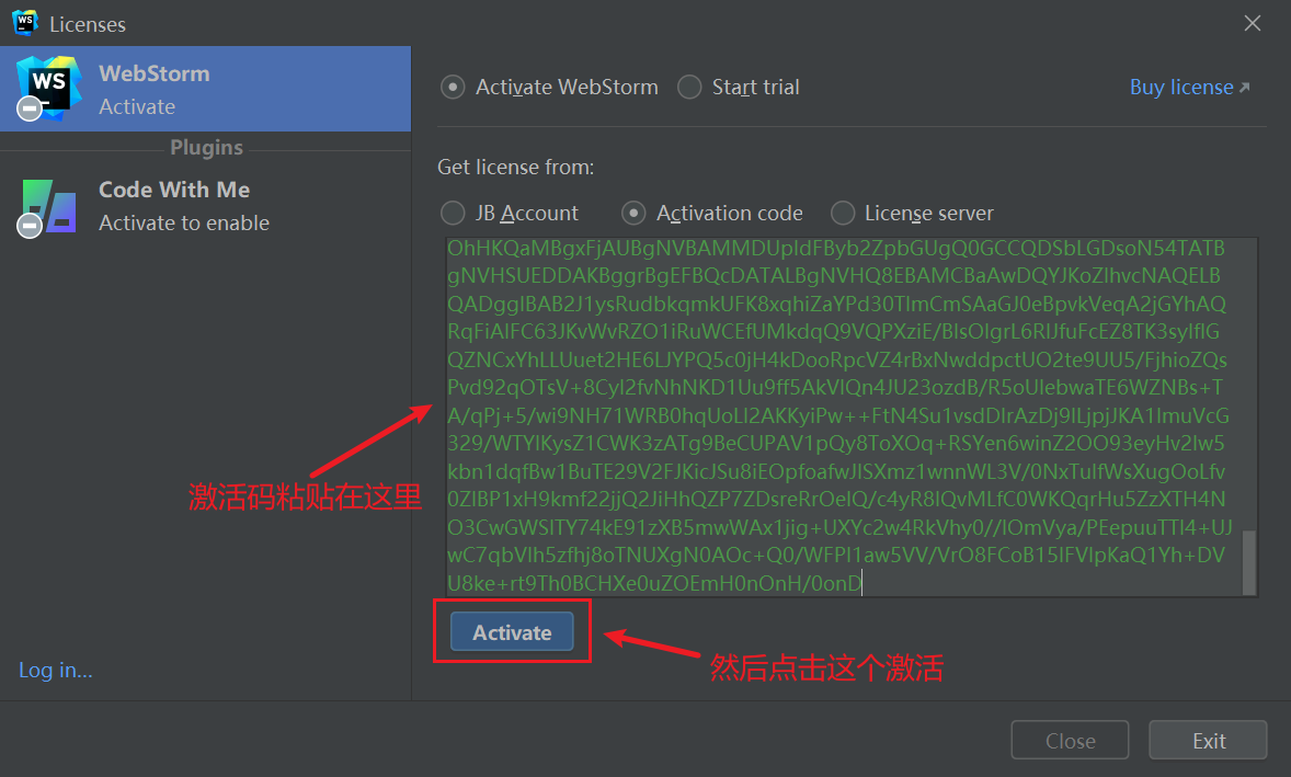 JetBrains激活码(最新2021.3 版本 WebStorm 激活成功教程教程，WebStorm激活成功教程补丁ja-netfilter，永久激活5000年)