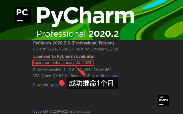 JetBrains激活码(下载 PyCharm永久激活插件)