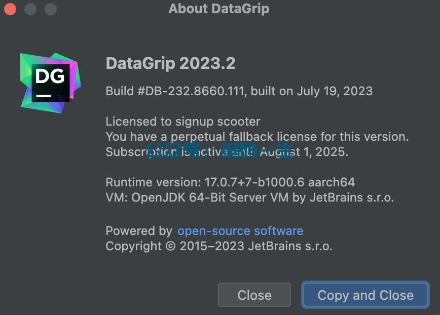 JetBrains激活码(DataGrip 2023.2 最新激活成功教程教程免费激活码永久激活成功教程激活 附工具下载)