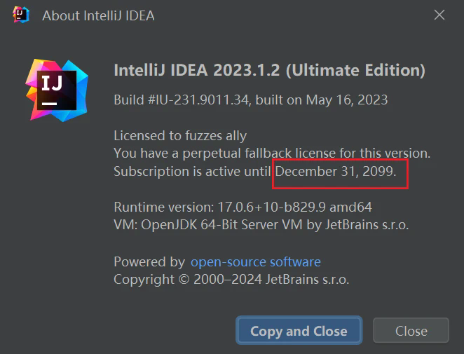 JetBrains激活码(2024最新Intellij IDEA永久激活教程)