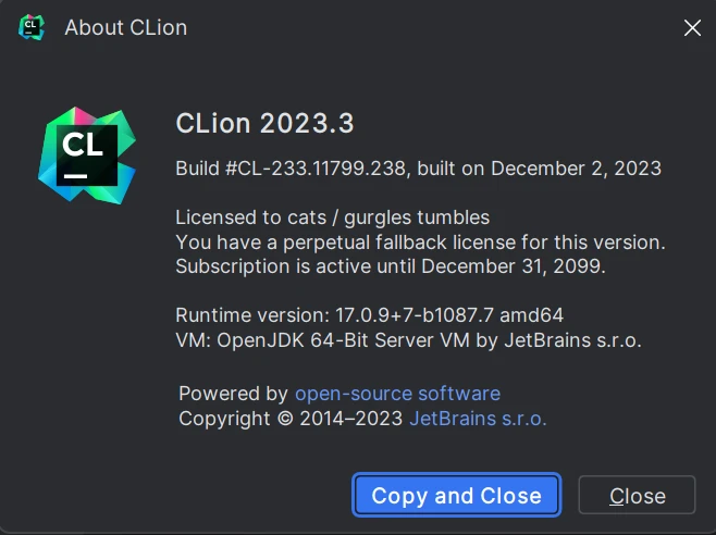 JetBrains激活码(Clion 2023.3专业版最新安装与激活(带激活工具激活码))