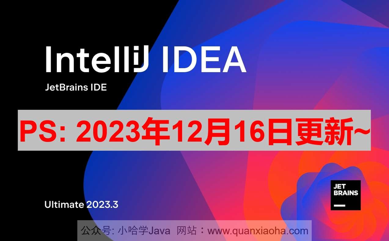 IDEA 2023.3.1 激活成功教程激活教程
