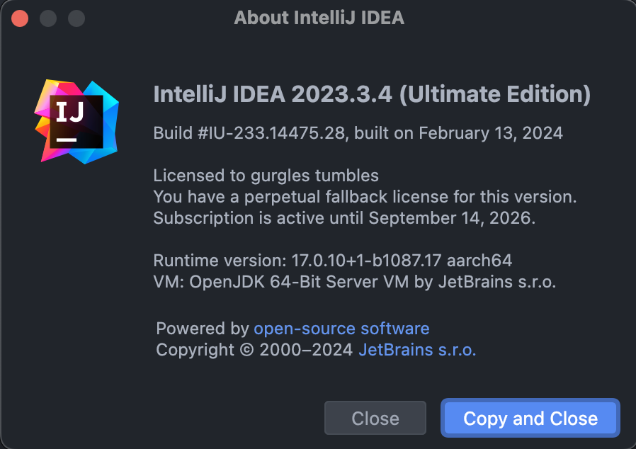 JetBrains激活码(IntelliJ IDEA 2023.3.4 激活成功教程教程 永久激活码激活工具 详细激活成功教程步骤 全家桶)