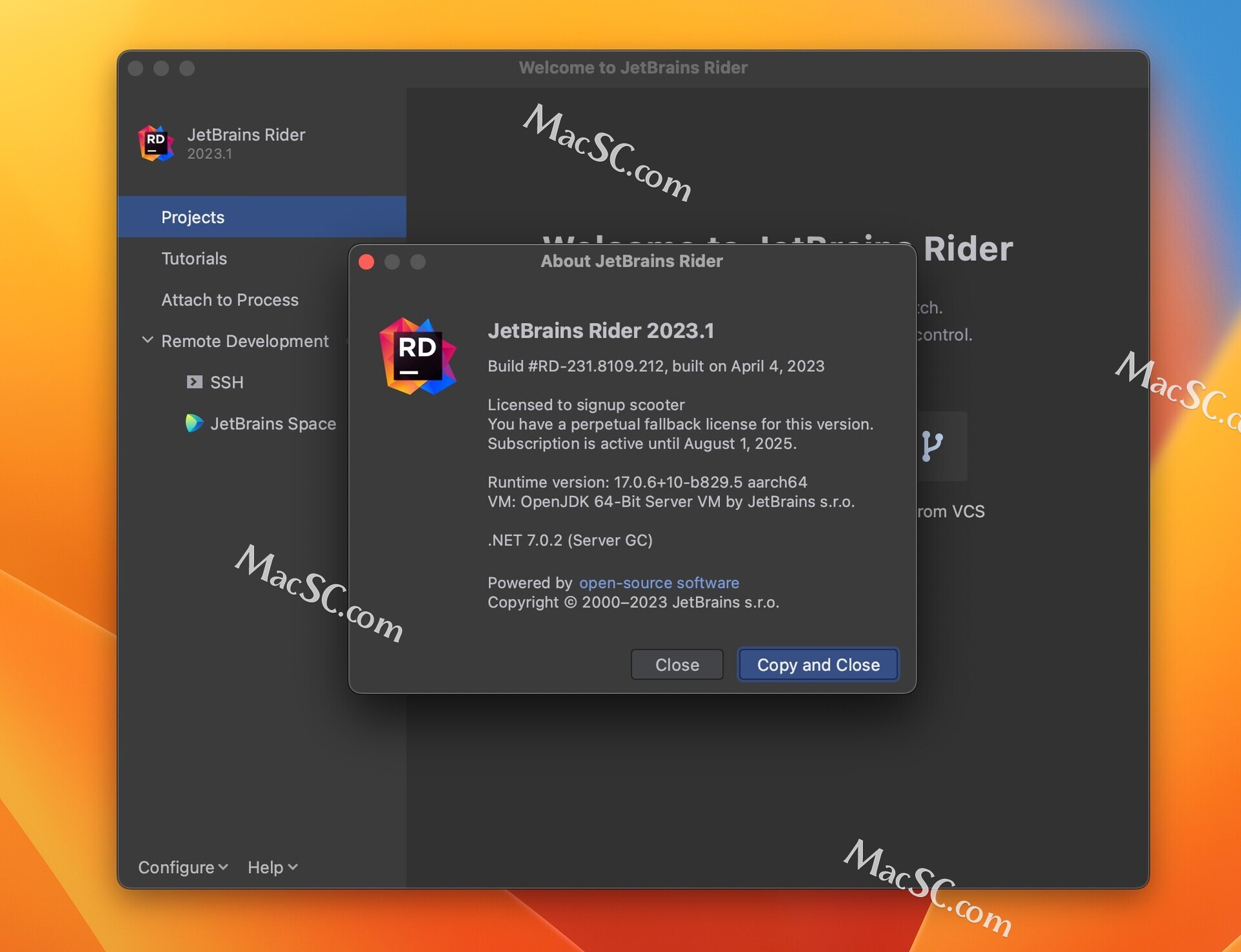 JetBrains激活码(JetBrains Rider 2023 for Mac 永久激活码：专为.NET开发打造的完美IDE！)