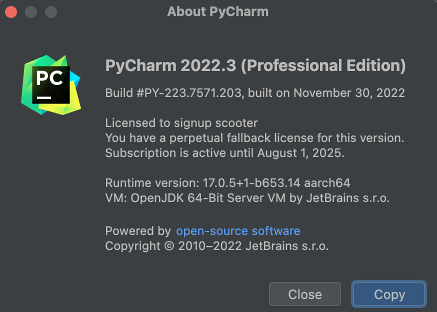 JetBrains激活码(Pycharm 2022.3 最新激活教程 激活成功教程教程 永久有效激活码)