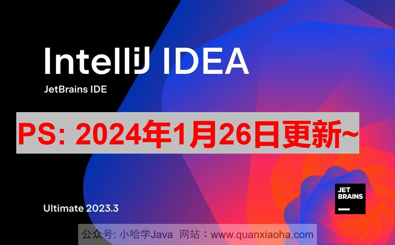 IDEA 2023.3.3 激活成功教程激活教程