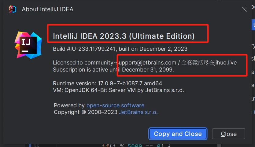 JetBrains激活码(IntelliJ IDEA AI Assistant 一键激活到2099，全网唯一的一码通)