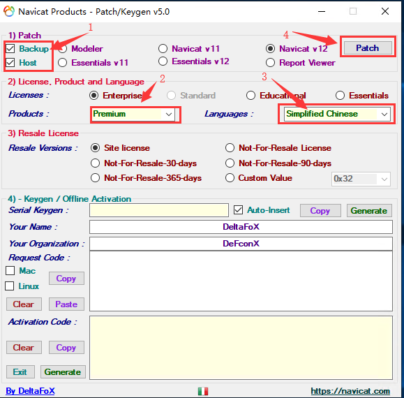 Navicat Premium 12.1.28激活(Navicat Premium12 注册机下载及教程)