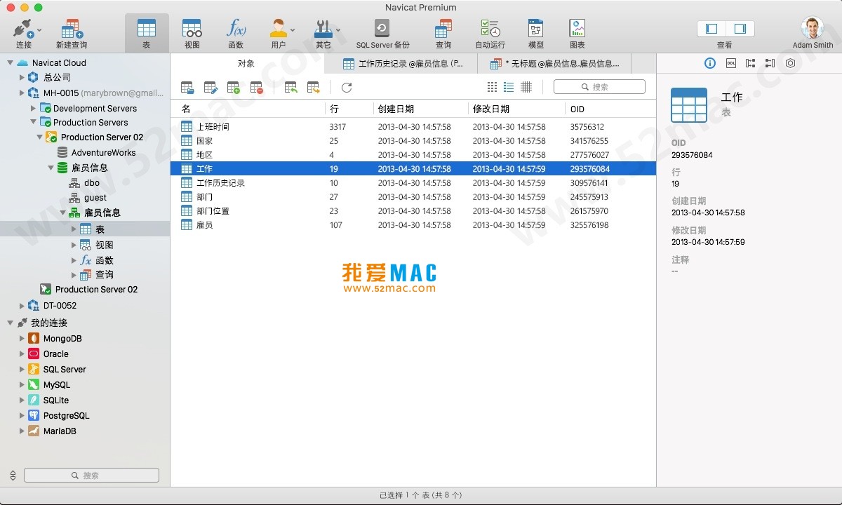 Navicat Premium 11.0.19激活(Navicat Premium for Mac v15.0.28 数据库管理软件 中文激活成功教程版下载)