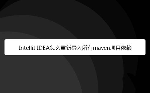 idea重新导入maven