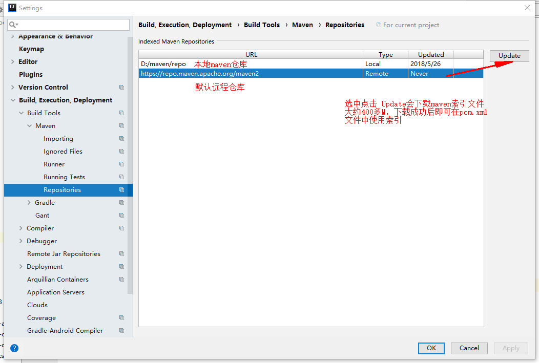 idea maven repositories