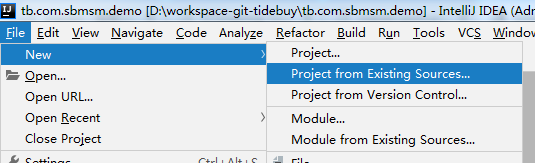 idea如何导入一个新项目