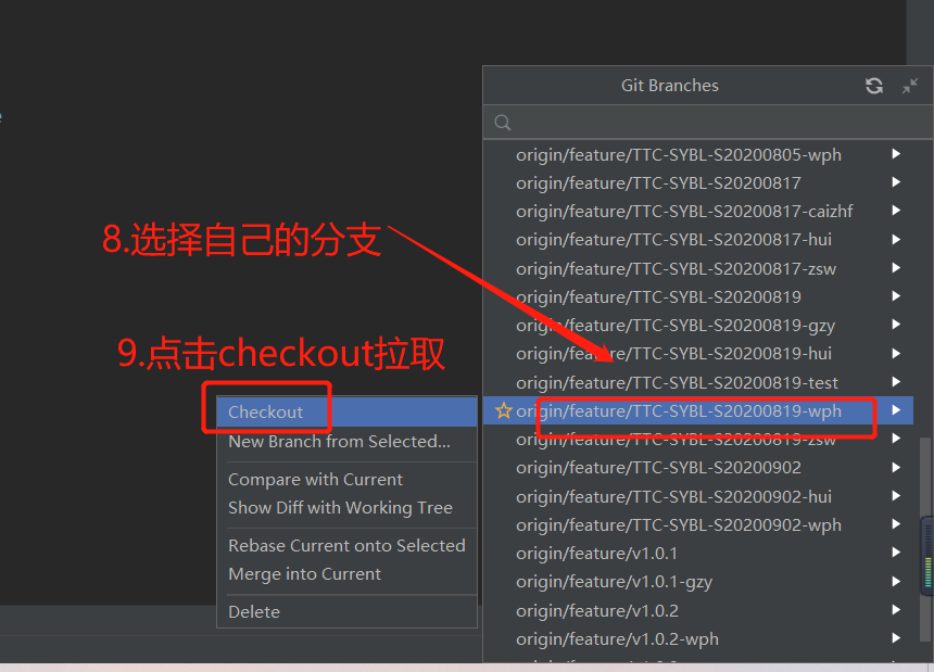 idea如何拉取git代码