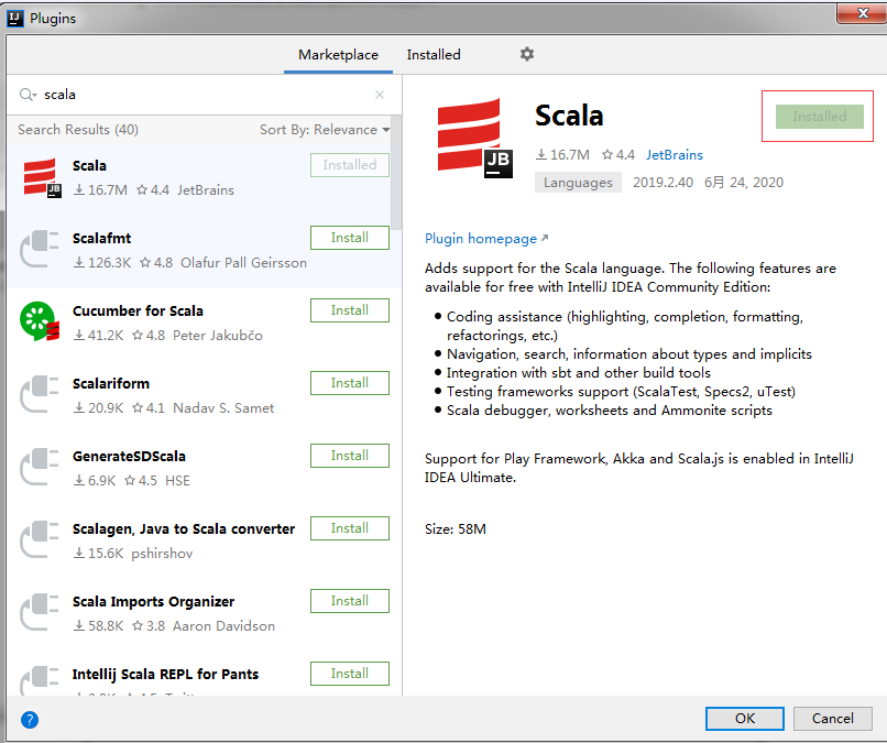 idea离线安装scala插件