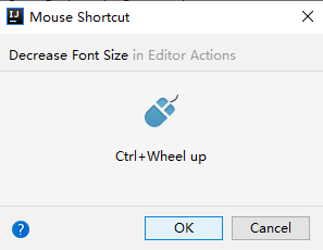 idea设置鼠标滚轮放大缩小
