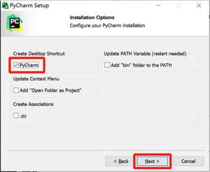 开始安装 Pycharm 2024.1 版本：创建快捷启动图标