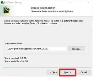安装 Pycharm 2024.1 版本